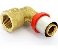 Угловое соединение Tiemme 32x1" В латунь пресс COMPACT 1660027/1655G003206CT