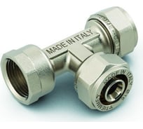 Тройник Tiemme 16x16x1/2"В (обжим) 1600192