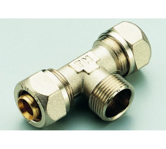 Тройник Tiemme 20x3/4"Нx20 (обжим) 1600076/1608N200520 1