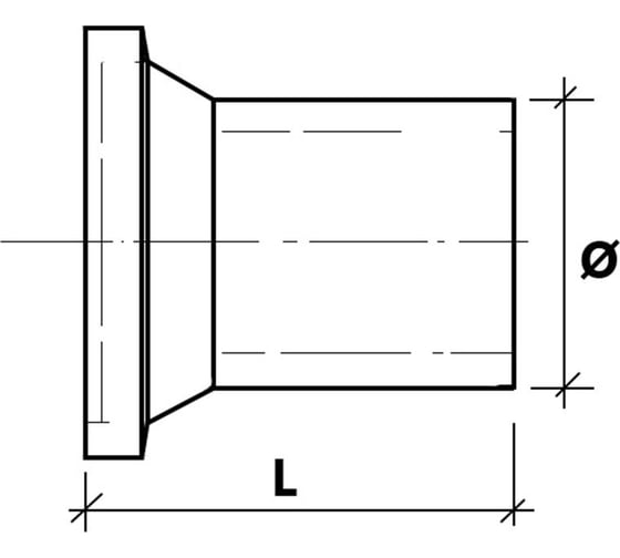 Бурт под фланец OLFUSE длинный pn16 sdr11 pe100 d160, 772216160