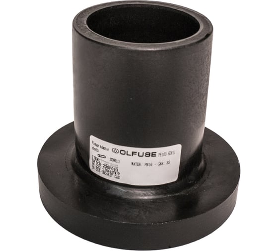 Бурт под фланец OLFUSE длинный pn16 sdr11 pe100 d110, 772216110