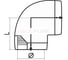 Электросварной отвод OLFUSE 45 pn16 sdr11 pe100 d160, 7724160000 5