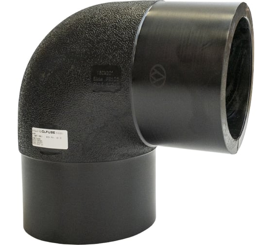 Литой отвод OLFUSE 90 pn16 sdr11 pe100 d90, 771716090 1
