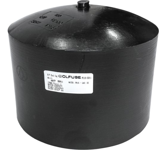 Литая заглушка OLFUSE pn16, sdr11, pe100, d225 772316225 1