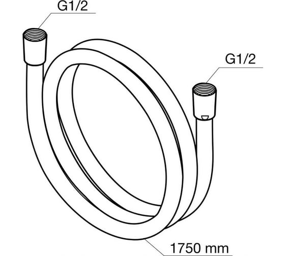 Душевой шланг AM.PM 1750 мм F0400164