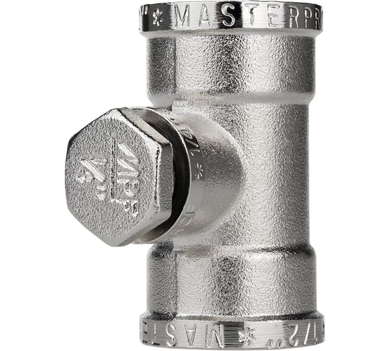 Тройник под манометр MPF 1/2" х 1/4" х 1/2", в/в/в, ИС.072797
