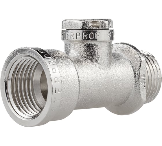 Тройник под манометр MPF 1/2" х 1/4" х 1/2", в/в/н, с ограничителем ИС.071608