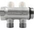 Коллектор Tiemme 2 отвода, регулируемый 1"х1/2(16) MAXIMA (никель) 1860022 / 1868K 4