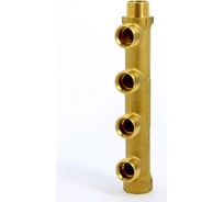 Коллектор Tiemme 4 отвода, 1 1/4"х3/4(18) евроконус (латунь) 1910014 / 1885G180504