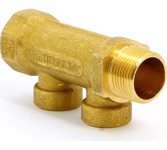 Коллектор Tiemme 2 отвода, 3/4"х1/2"В (латунь) 1910052 / 1932G050402