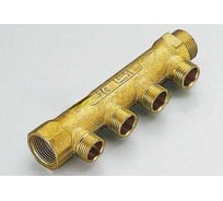 Коллектор Tiemme 4 отвода, 3/4"х1/2(15) (латунь) 1160001 / 1130G150404CZ