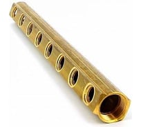 Магистральный коллектор Tiemme 8 отводов 1" ВР (латунь) 1970006 / 1986G060408