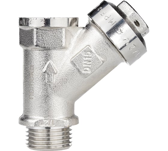 Косой фильтр грязевик MPF 1/2", в/н, с магнитом ИС.072781