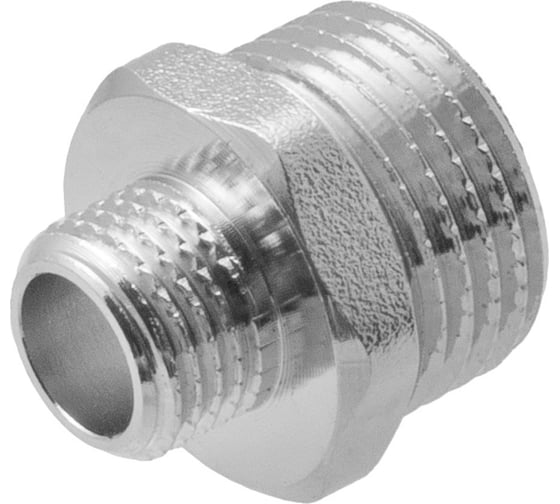 Ниппель - переходник MPF бочонок 1/2" х 1/4" н/н, опт 50 шт ИС.072012.50