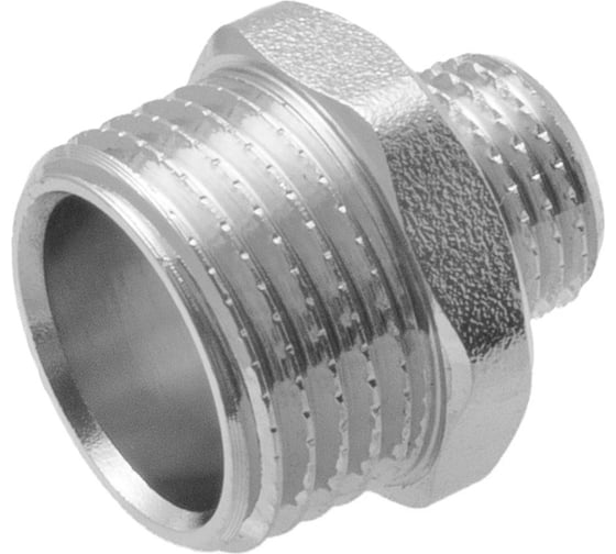 Ниппель - переходник MPF бочонок 1/2" х 1/4" н/н, опт 50 шт ИС.072012.50