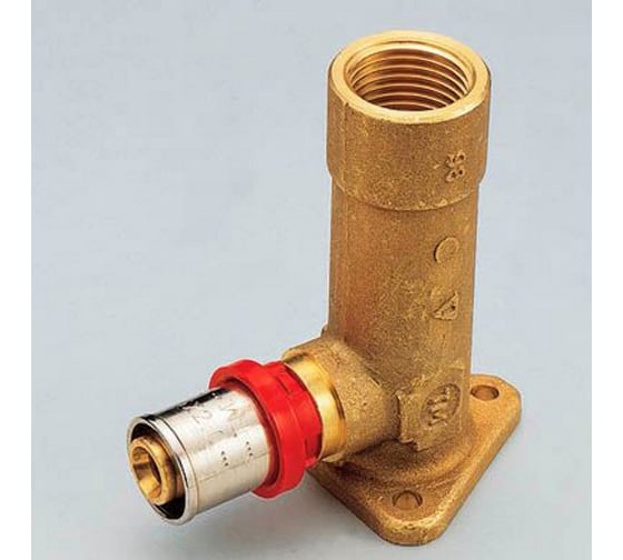 Водорозетка Tiemme 16х1/2" длинная (77 мм) латунь (пресс) 1650097 / 1656G001604XLCZ