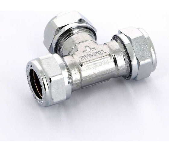 Тройник Tiemme 15х15х15 (обжим) (хром) 1130012 / 1107C151515CZ