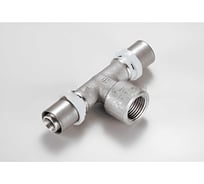 Тройник Tiemme 16х1/2"Вх16 SN (пресс) 1650691 / 1659SN