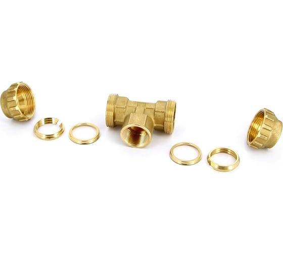 Тройник Tiemme 40х11/4"Вх40 (для п/э трубы) 3400045 / 3469G400740CR