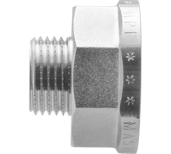 Переходник с ребордой MPF 1" х 1/2" в/н, опт 30 шт ИС.072033.30