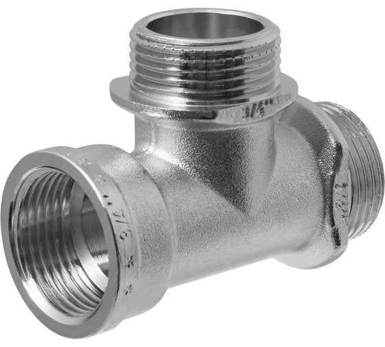 Тройник MPF 3/4" в/н/н с ограничителем, опт 20 шт ИС.072634.20