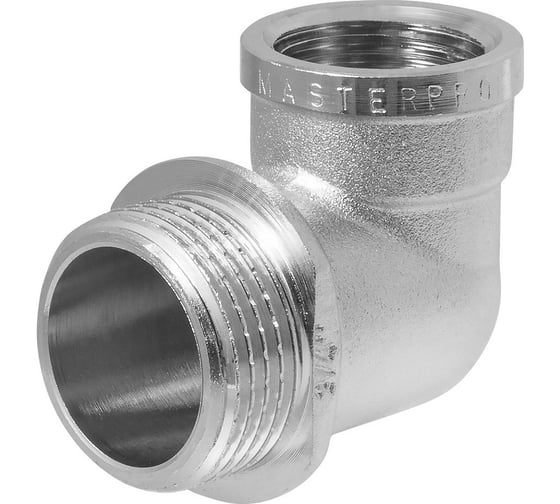 Переходной угольник MPF 1/2" х 3/4" в/н с ограничителем, опт 15 шт ИС.072102.15 1