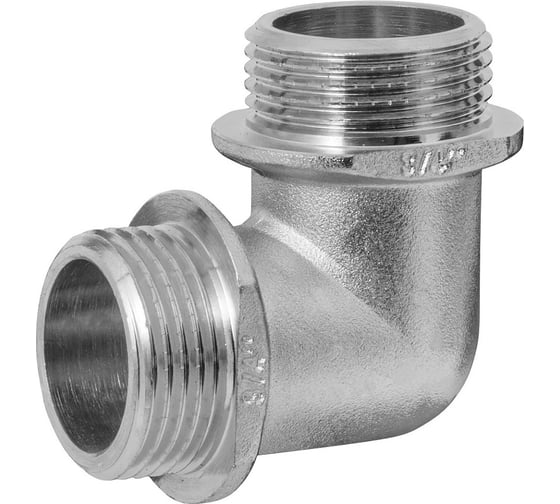 Угольник MPF 3/4" н/н с ограничителем, опт 15 шт ИС.072099.15 1