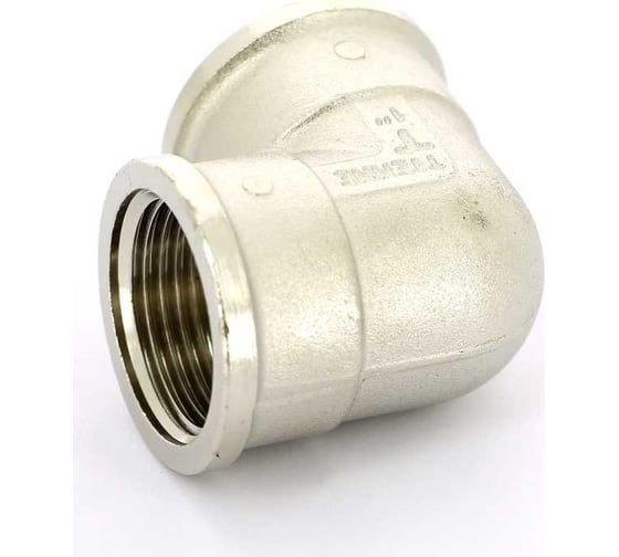 Угольник Tiemme 3/8" ВВ (никель) 1500525 / 1560N000303