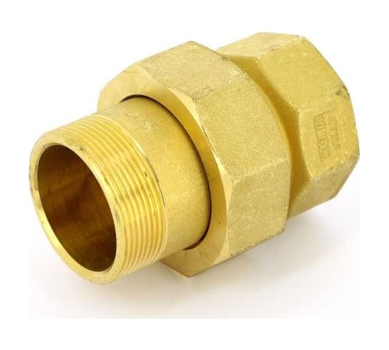 Прямой сгон Tiemme 1" ВН (латунь) 1500007 / 1555G000606
