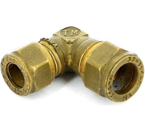 Угловое соединение Tiemme 12х10 (обжим) 1000145 / 1003G121000