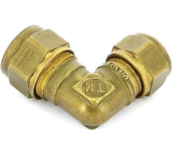 Угловое соединение Tiemme 12х10 (обжим) 1000145 / 1003G121000