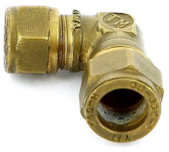 Угловое соединение Tiemme 12х10 (обжим) 1000145 / 1003G121000