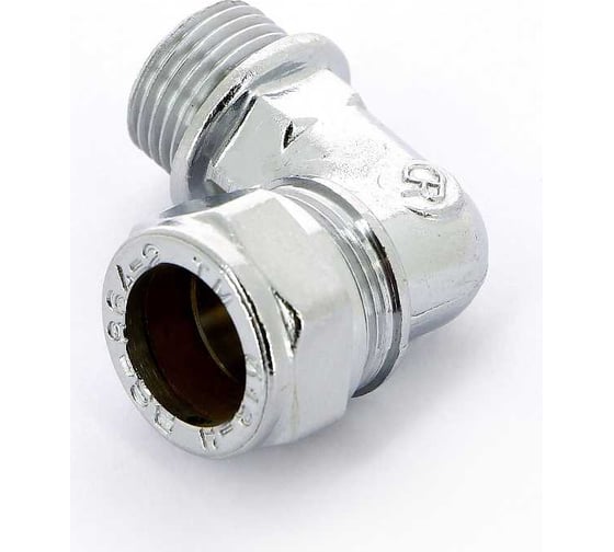 Угловое соединение Tiemme 18х1/2"Н (обжим) (хром) 1130203 / 1104C001804CZ