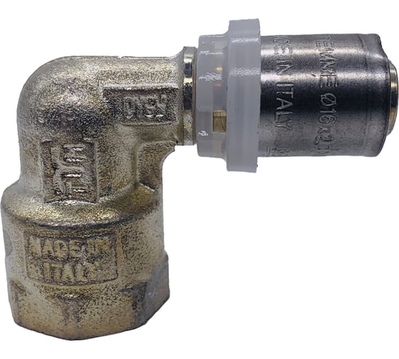 Угловое соединение Tiemme 16х1/2"В SN (пресс) 1650530 / 1655SN