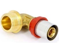 Угловое соединение Tiemme 16х1/2"Н латунь (пресс) COMPACT 1660008 / 1654G001604CT