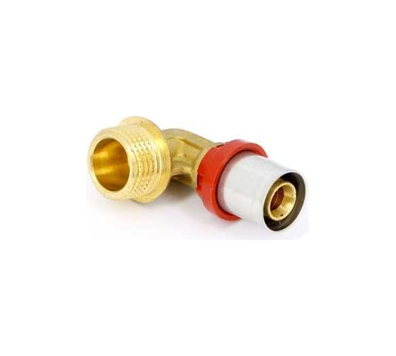 Угловое соединение Tiemme 16х1/2"Н латунь (пресс) COMPACT 1660008 / 1654G001604CT 1