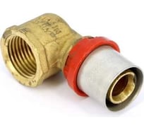 Угловое соединение Tiemme 20х1/2"В латунь (пресс) COMPACT 1660007 / 1655G002004CT