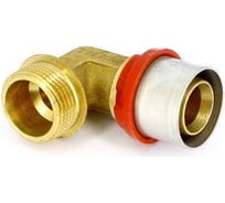 Угловое соединение Tiemme 26х3/4"Н латунь (пресс) COMPACT 1660025 / 1654G002605CT