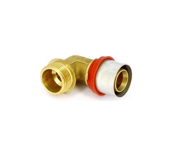 Угловое соединение Tiemme 26х3/4"Н латунь (пресс) COMPACT 1660025 / 1654G002605CT 1