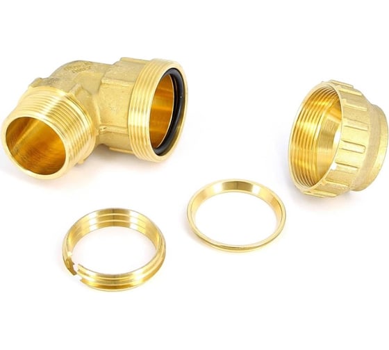 Угловое соединение Tiemme 40х1 1/4"Н (для п/э трубы) 3400044 / 3464G004007CR