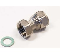 Прямое соединение Tiemme 20х1/2"В с накидной гайкой (обжим) 1600169 / 1614 BP