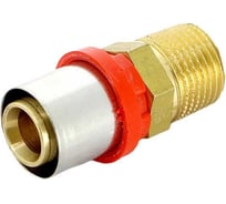 Прямое соединение Tiemme 16х3/4"Н латунь (пресс) 1650091 / 1650G001605CZ
