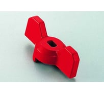 Ручка для шарового крана Tiemme 1/2" (красная бабочка) 2090004 / 2092R0004