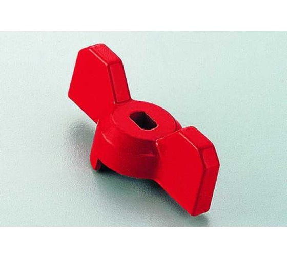 Ручка для шарового крана Tiemme 1/2" (красная бабочка) 2090004 / 2092R0004 1