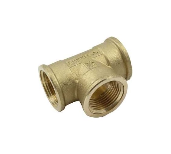 Переходной тройник Tiemme 1 1/4"х3/4"х1 1/4" (латунь) 1500446 1