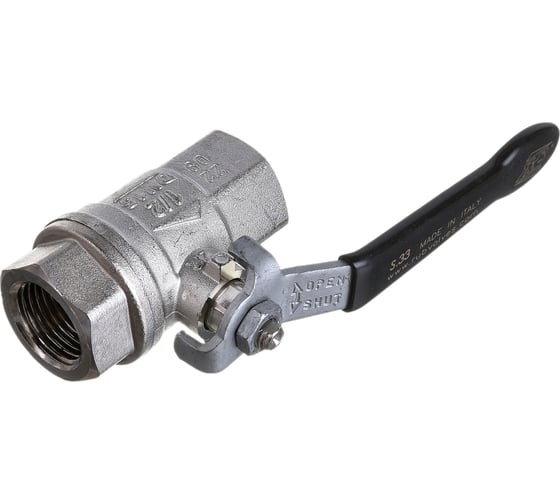 Усиленный шаровой кран RuB BRESСIA (S.33), 1/2" DN15 PN65, ВР-ВР, ручка S33D00 1