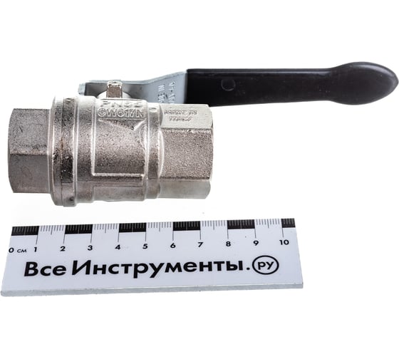 Усиленный шаровой кран RuB BRESСIA (S.33), 3/4" DN20 PN65, ВР-ВР ручка S33E00
