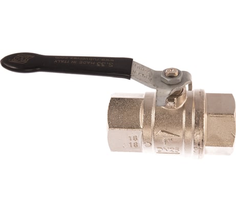 Усиленный шаровой кран RuB BRESСIA (S.33), 1" DN25 PN65, ВР-ВР ручка S33F00