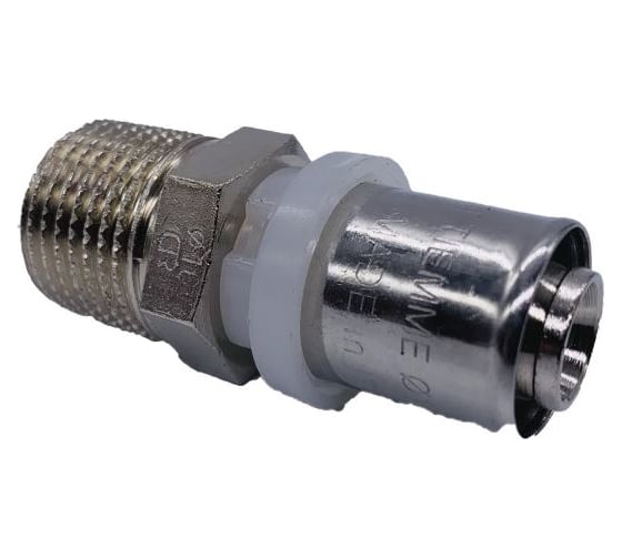 Прямое соединение Tiemme 16х1/2"Н SN (пресс) 1650393 / 1650SN