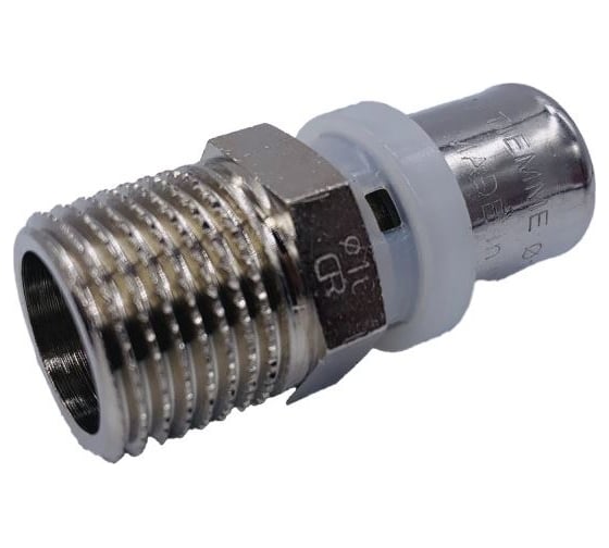 Прямое соединение Tiemme 16х1/2"Н SN (пресс) 1650393 / 1650SN